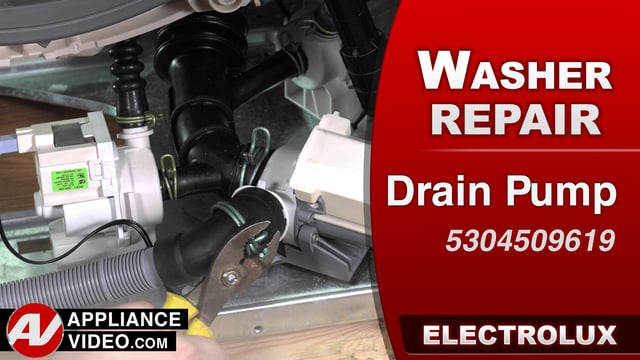 Electrolux EFLS617STT Washer – Error code 21 Water not draining – Drain Pump