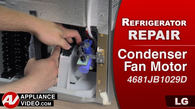 LG LFX25974ST Refrigerator – Freezer not cooling – Condenser Fan Motor