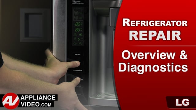 LG LFX25974ST Refrigerator – Overview / Diagnostics