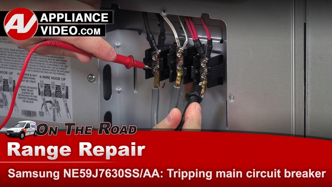 Samsung NE59J7630SS/AA02 Stove Tripping house circiut breaker