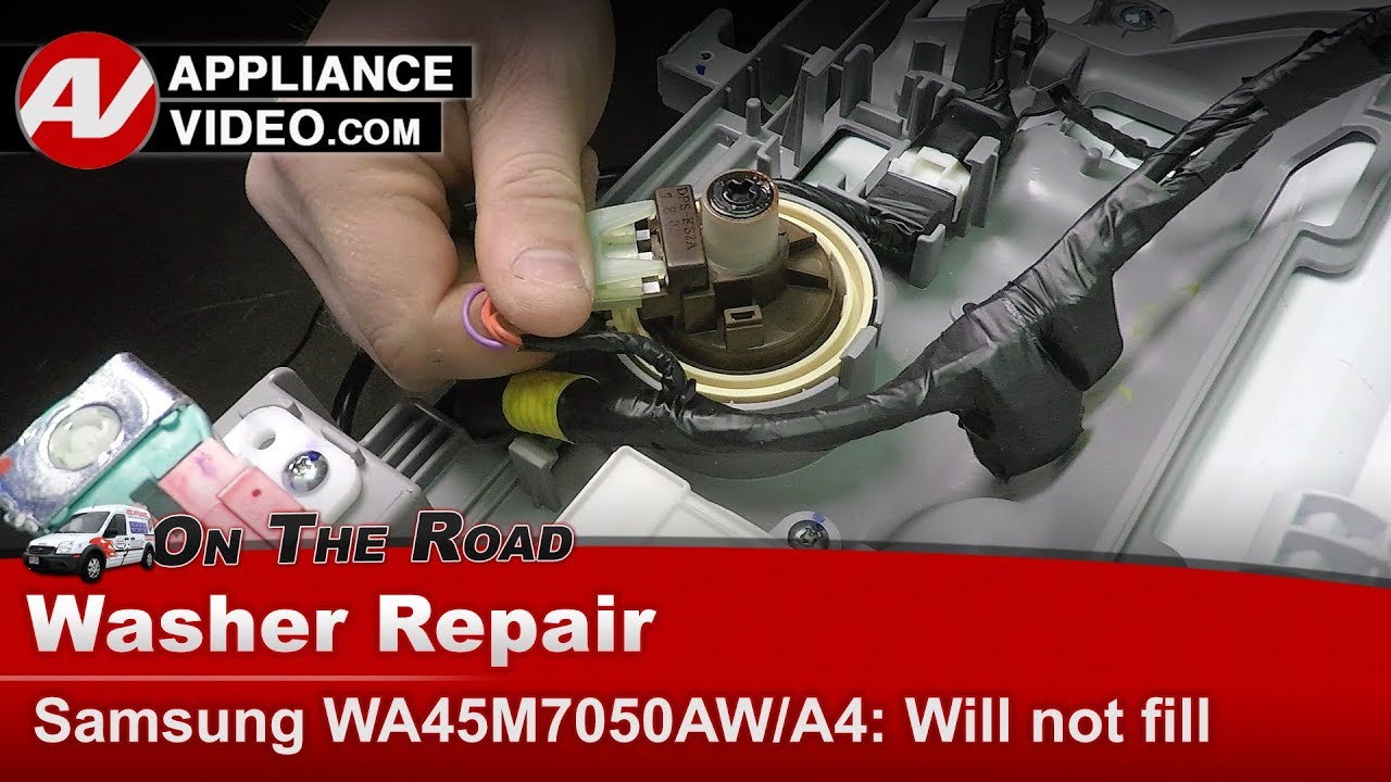 Samsung WA45M7050AW/A40000 Washer Will not fill Pressure Switch