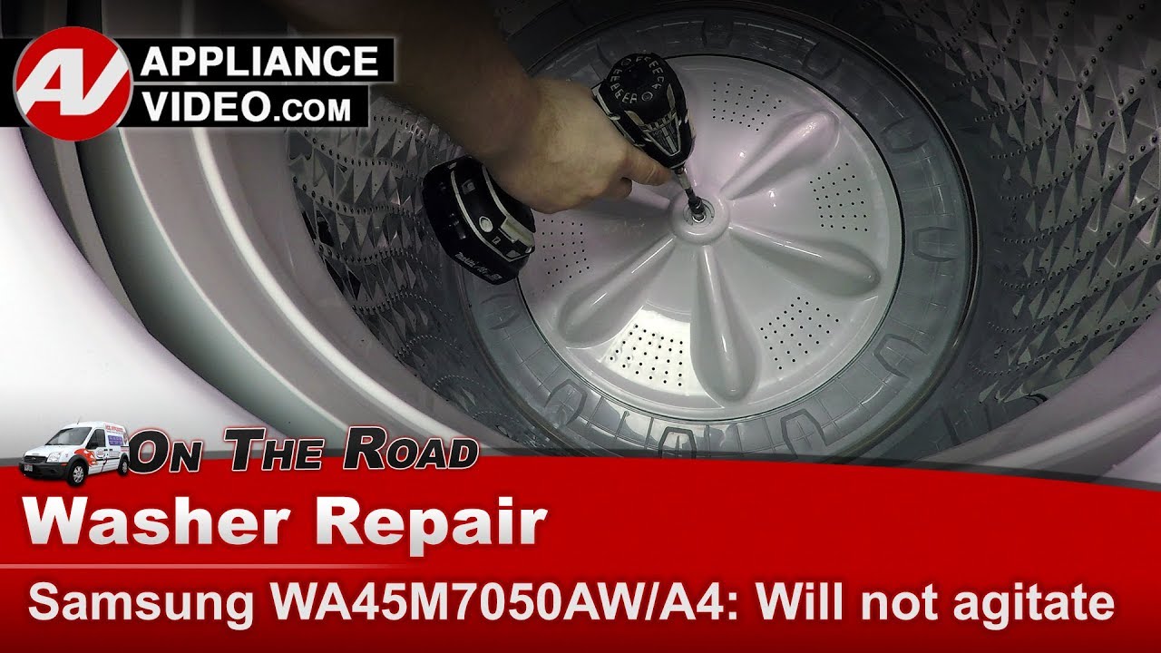 Samsung WA45M7050AW/A40000 Washer Will not agitate Washplate