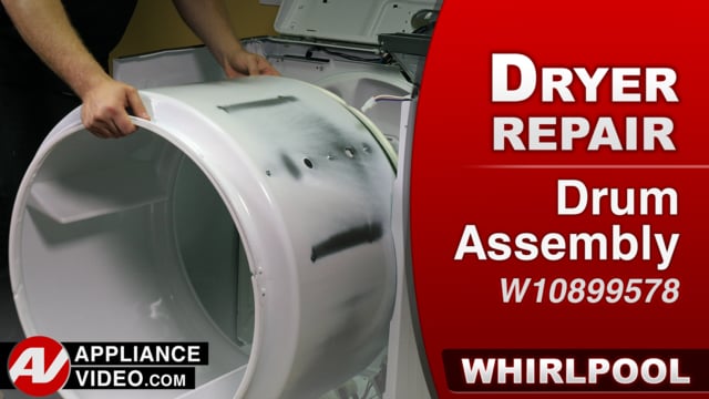 Whirlpool WED7300DW1 Dryer – Cosmetic damage – Drum Assembly