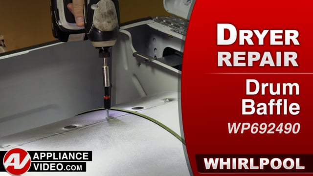 Whirlpool WED7300DW1 Dryer – Cosmetic damage – Drum Baffle