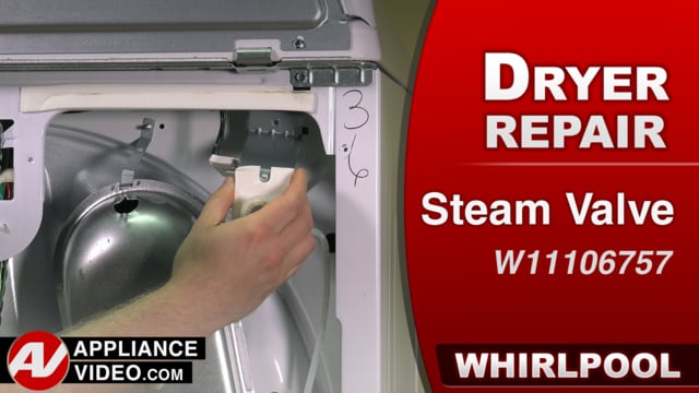 Whirlpool WED7300DW1 Dryer – Leaking water – Steam Valve