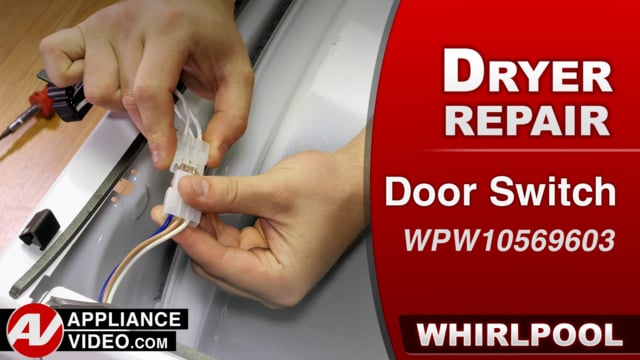 Whirlpool WED7300DW1 Dryer – Unit will not start – Door Switch