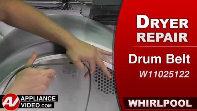 Whirlpool WED7300DW1 Dryer – Will not spin – Drum Belt