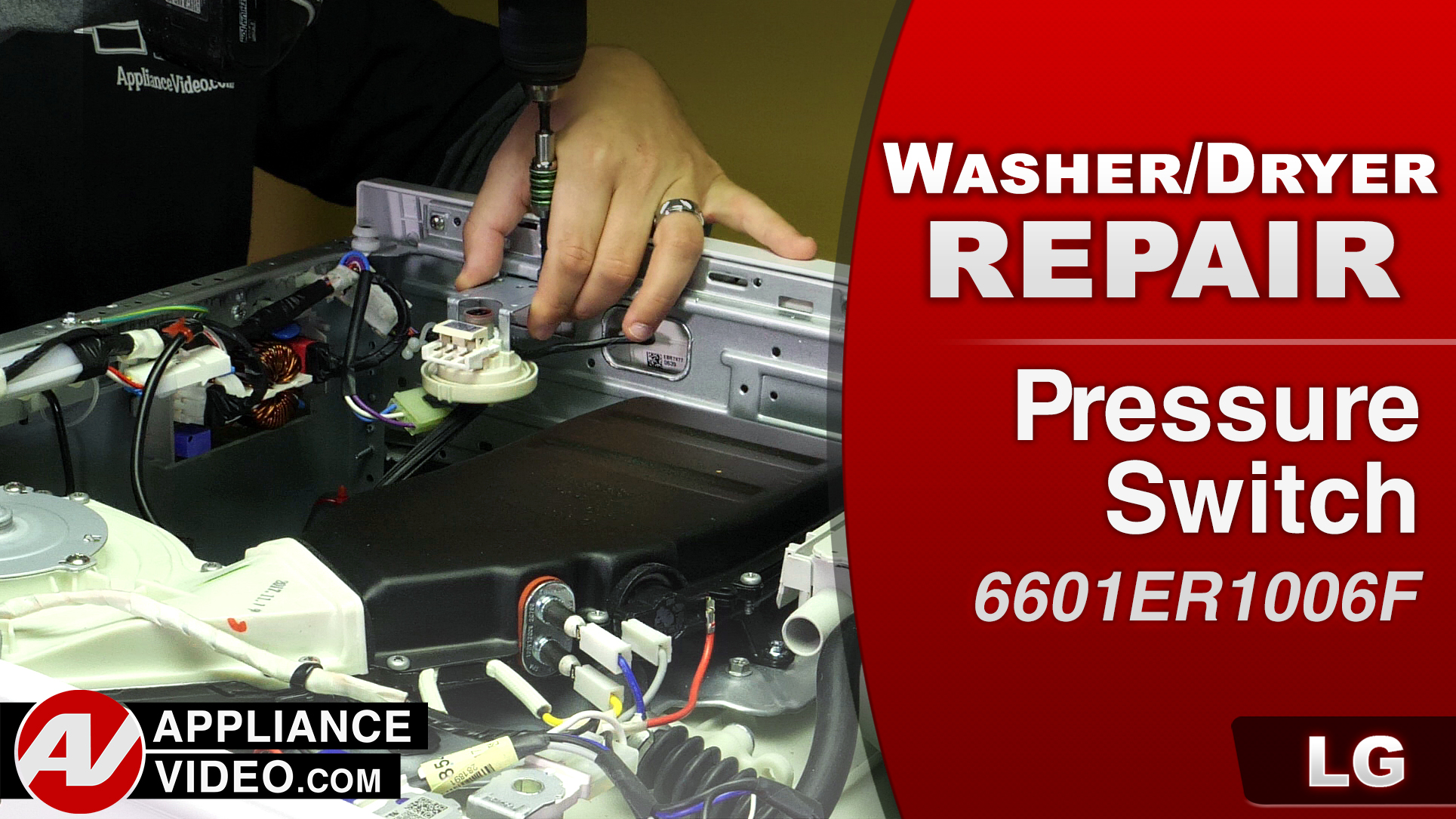 LG WM3488HW Washer – FE Error Code – Pressure Switch
