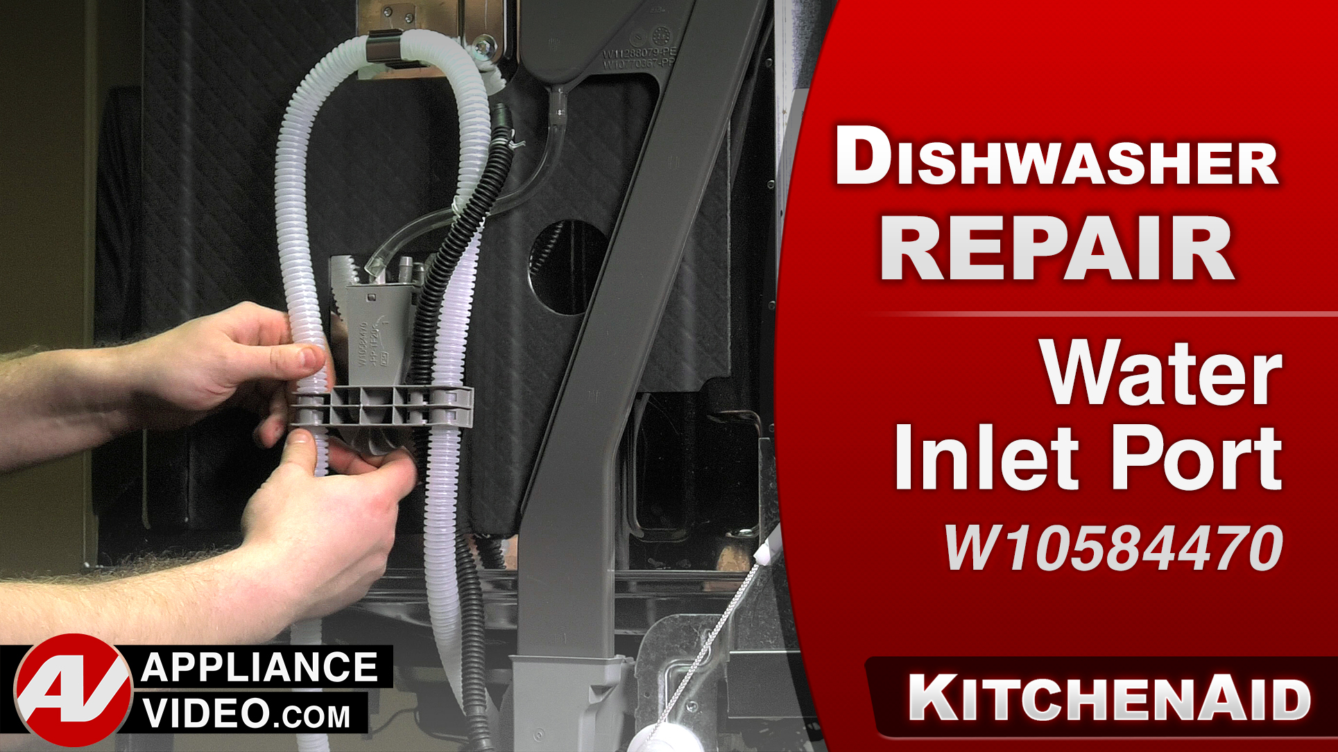 KitchenAid KDTM354ESS3 Dishwasher – No water coming in – Water Inlet Port