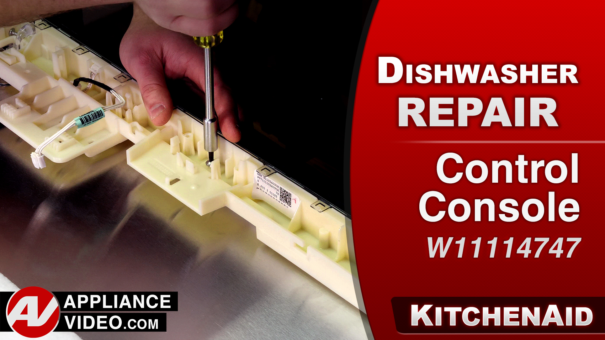 KitchenAid KDTM354ESS3 Dishwasher – Cycles no working – Control Console