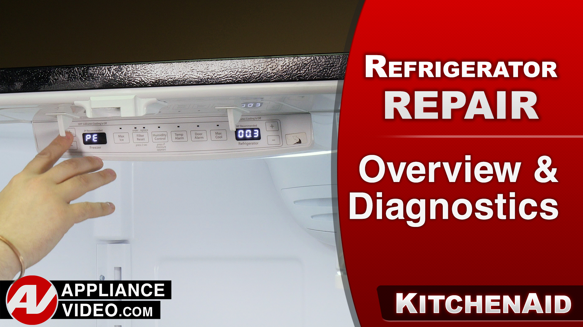 KitchenAid KRFF305EBS Refrigerator – Overview / Diagnostics