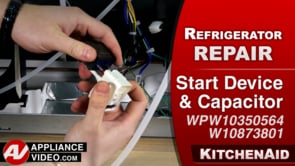 KitchenAid KRFF305EBS Refrigerator – Not freezing – Run Capacitor