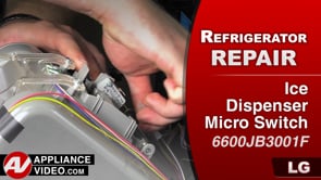 LG LMXC23796S Refrigerator – Not dispensing ice – Ice Dispenser Micro Switch