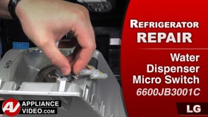 LG LMXC23796S Refrigerator – Not dispensing water – Water Dispenser Micro Switch