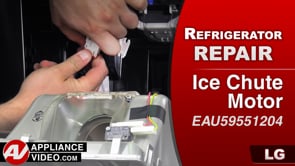 LG LMXC23796S Refrigerator – Not dispensing ice – Ice Chute Motor