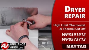 Maytag MGDB835DW4 Dryer – Not heating – High Limit Thermostat