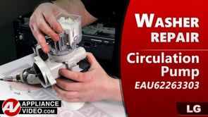 LG WM9000HVA Washer – Not recirculating water – Circulation Pump