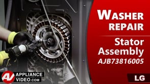 LG WM9000HVA Washer – Unit will not spin – Stator Assembly
