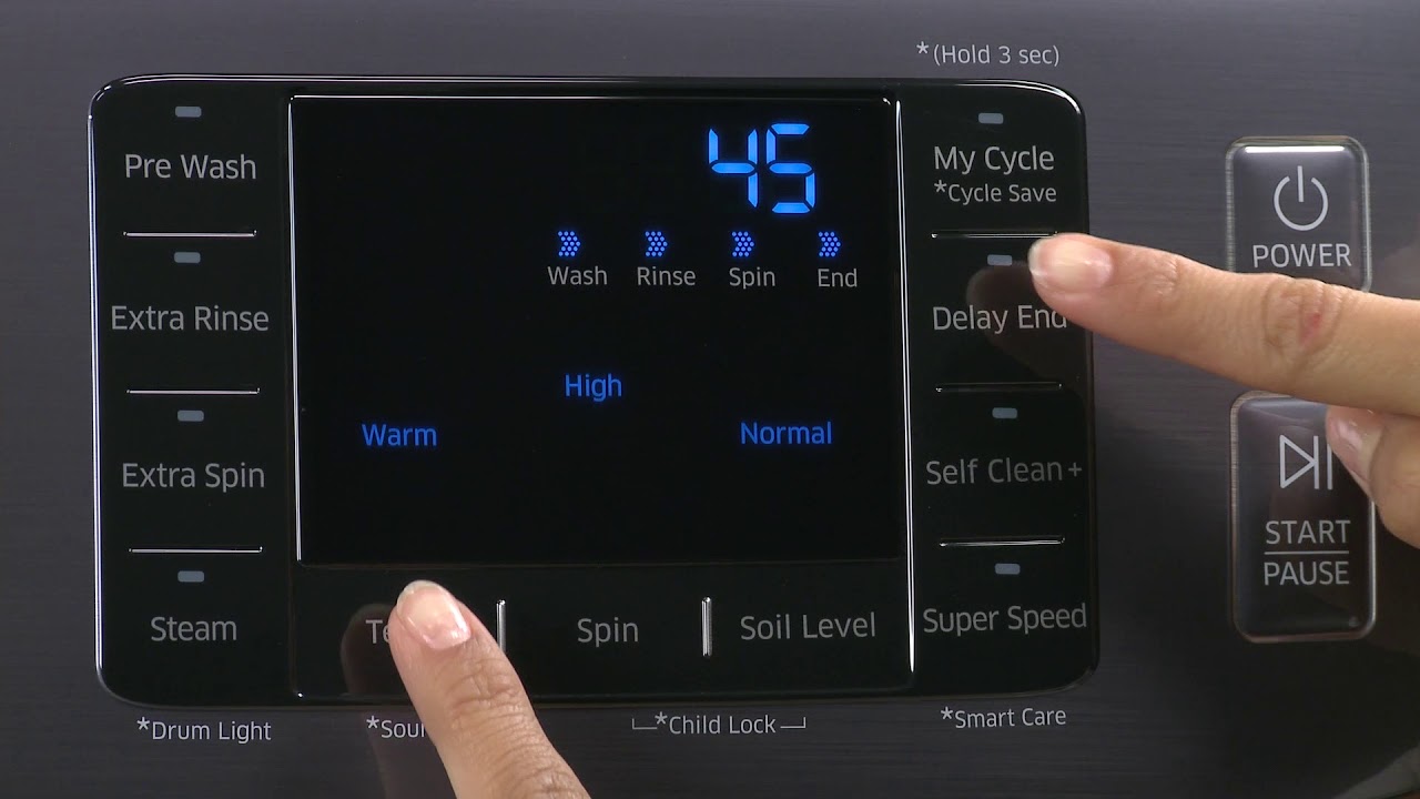 Samsung Front Load Washer Calibration Appliance Video