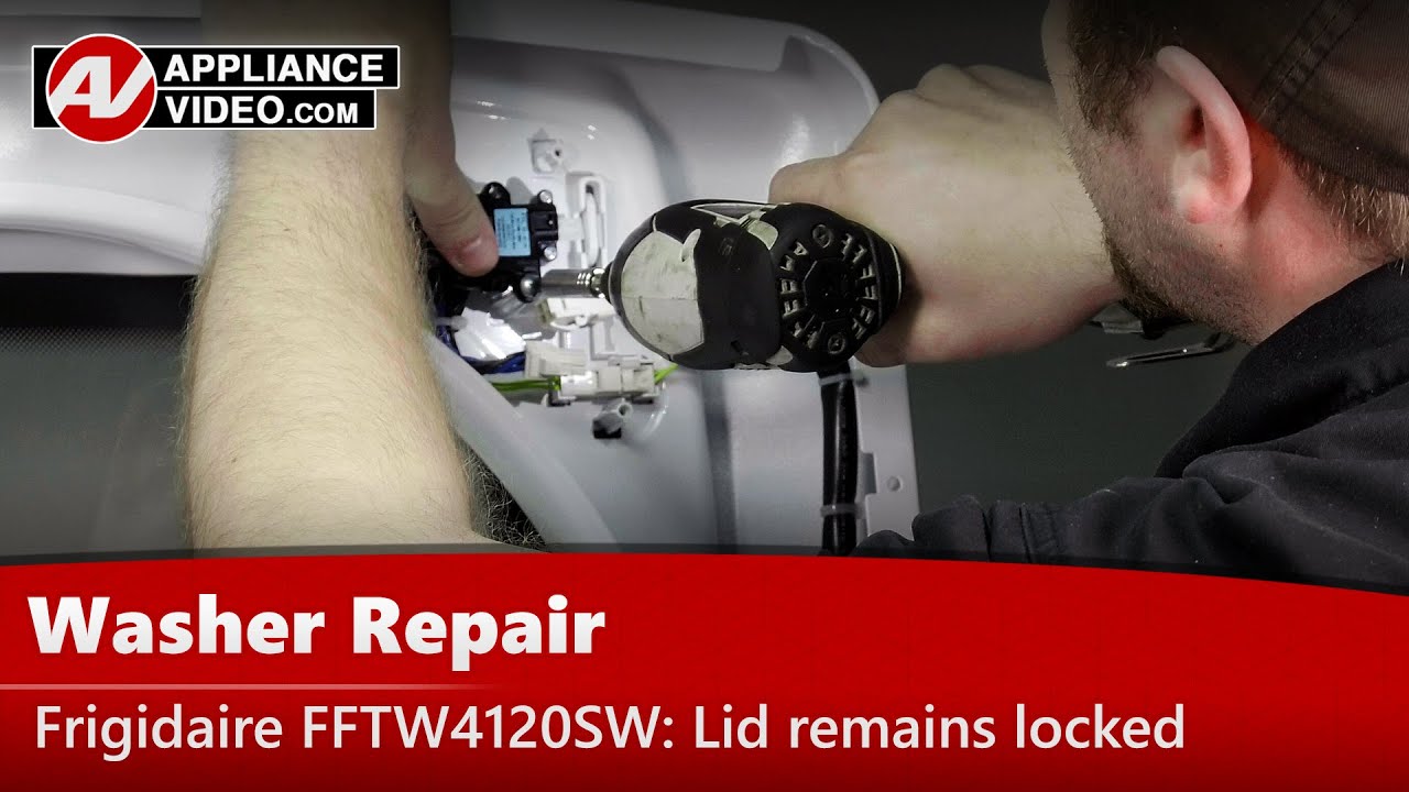 Frigidaire FFTW4120SW Washer Error code E3, FD Lid Lock Assembly
