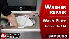 Samsung WA50T5300AC Washer – Unit will not wash – Wash Plate