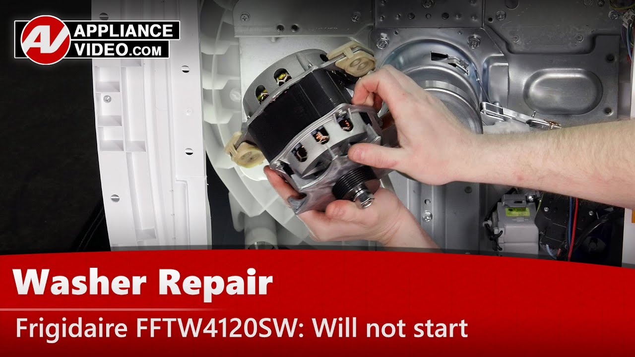 Frigidaire FFTW4120SW Washer Will not start Drive Motor Appliance