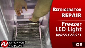 GE PSE25KSHKHSS Refrigerator – No light in unit – LED Light Board