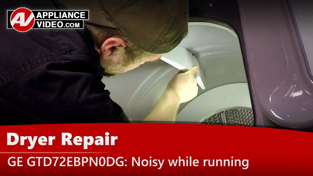 GE GTD72EBPN0DG Dryer Noisy while running Drum Baffle Appliance Video