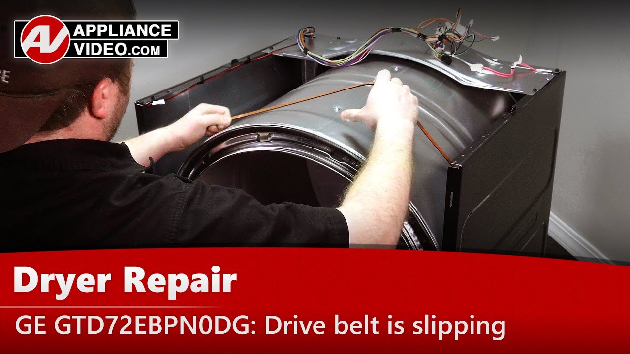 GE GTD72EBPN0DG Dryer Will not start Drive Belt Appliance Video