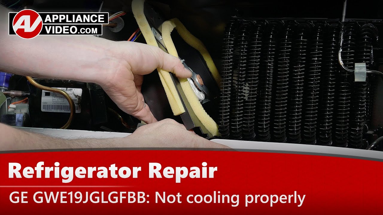 GE GWE19JGLGFBB Refrigerator Refrigerator is not cooling properly