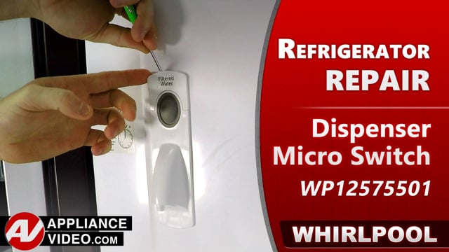 Whirlpool WRF540CWHV01 Refrigerator – Continuously dispensing water – Dispenser Micro Switch