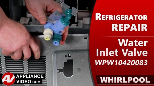 Whirlpool WRF540CWHV01 Refrigerator – Not dispensing water or filling icemaker – Water Inlet Valve