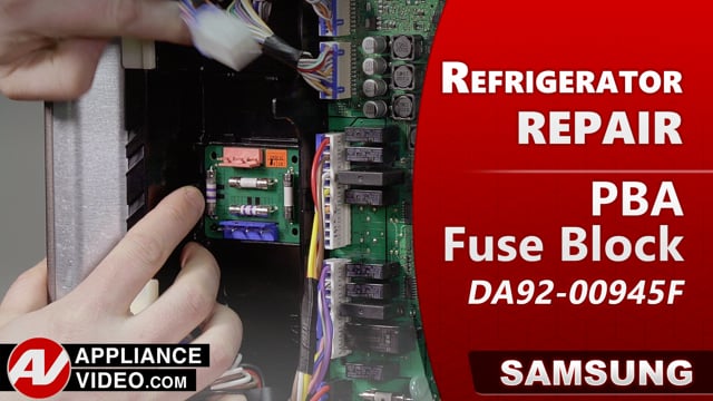 Samsung RF22R7551DT/AA Refrigerator – Not powering on – PBA Fuse Block