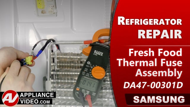 Samsung RF22R7551DT/AA Refrigerator – Fresh Food not cooling – Fresh Food Thermo Fuse Assembly