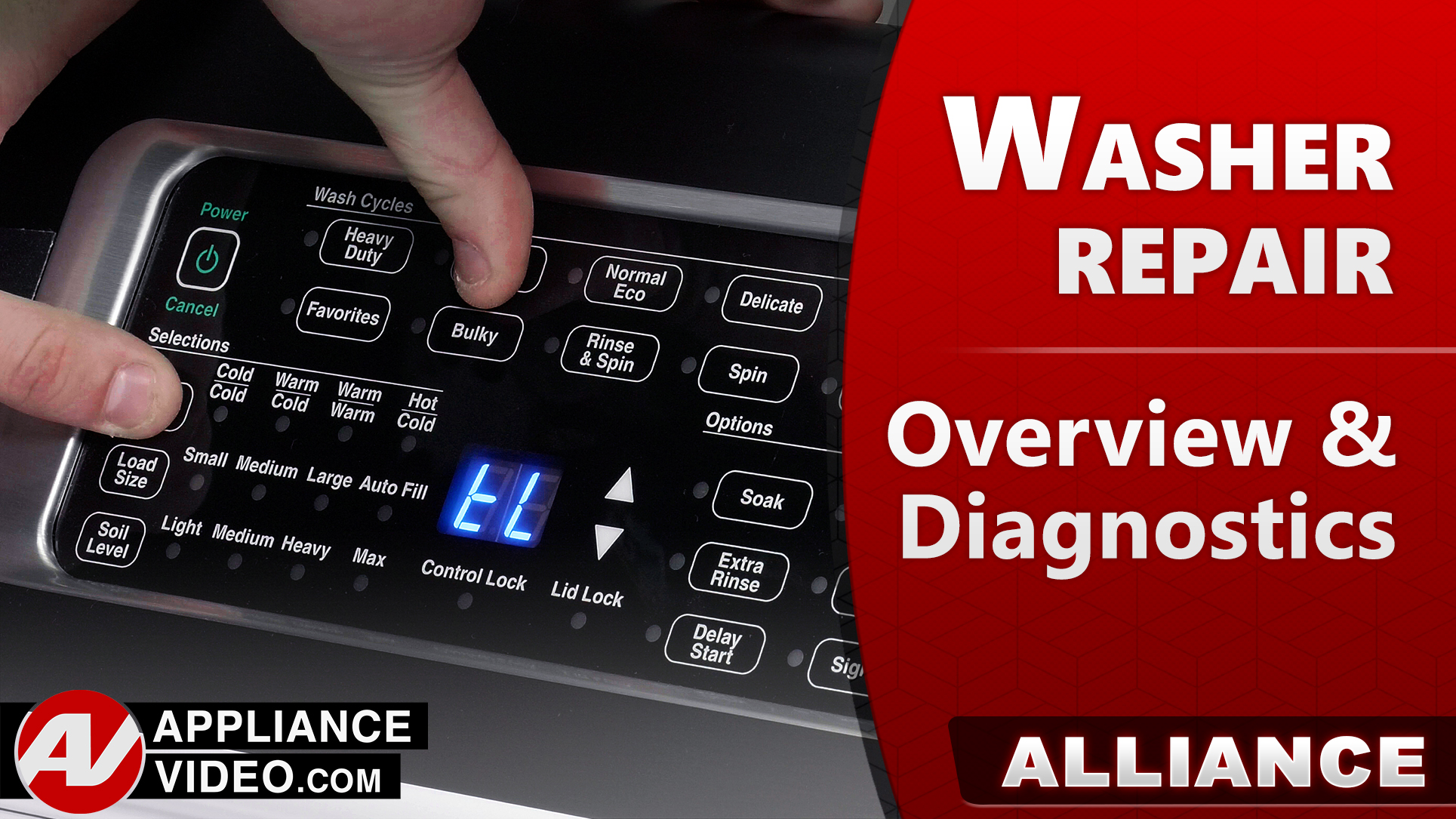 Speed Queen / Speed Queen – Alliance TR7 Washer – Overview / Diagnostics