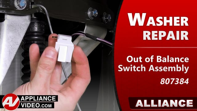 Speed Queen – Alliance TR7 Washer – Will not go into spin – Out-of-Balance Switch