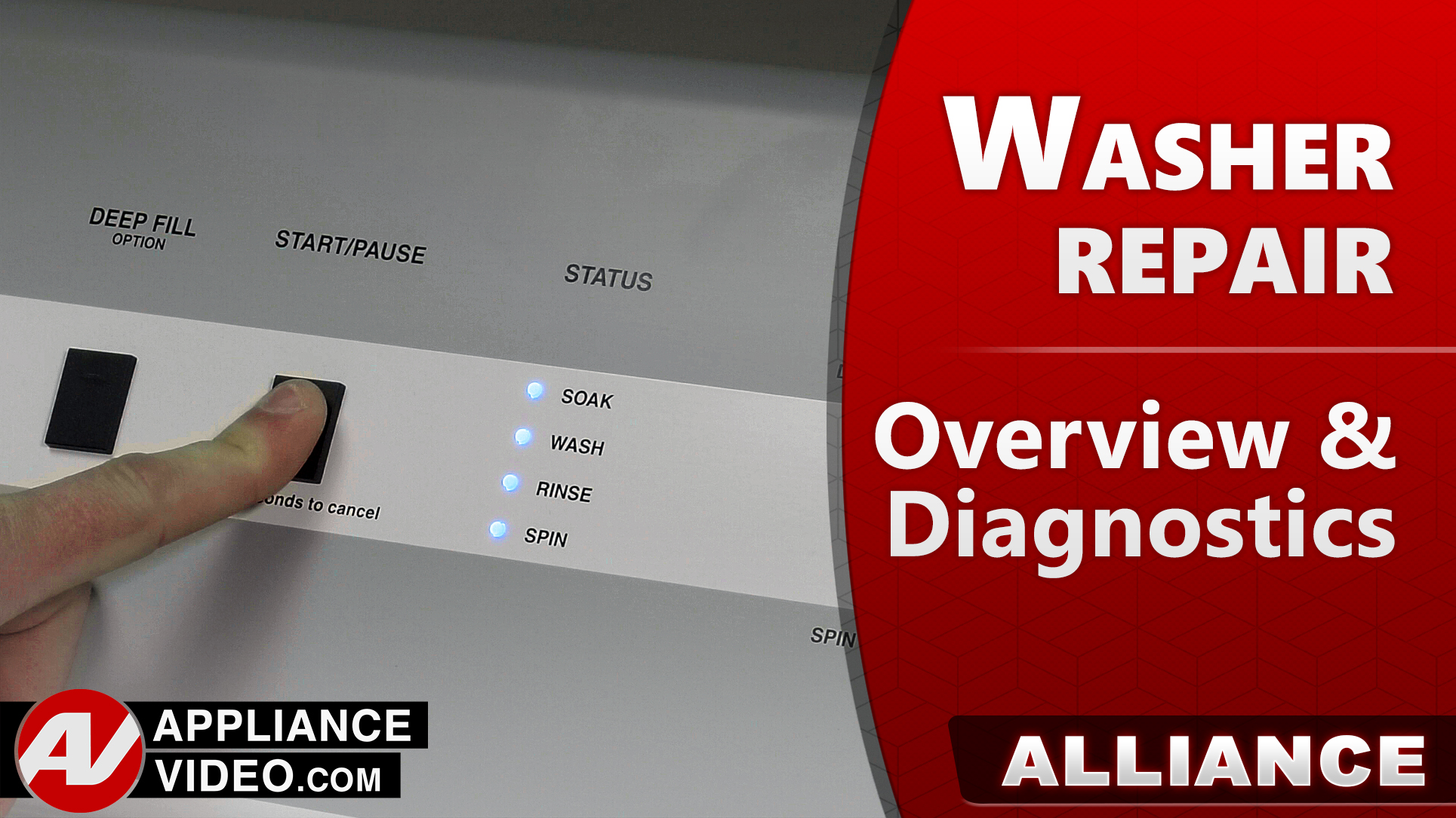 Speed Queen – Alliance AWN632SP116TW01 Washer – Overview / Diagnostics