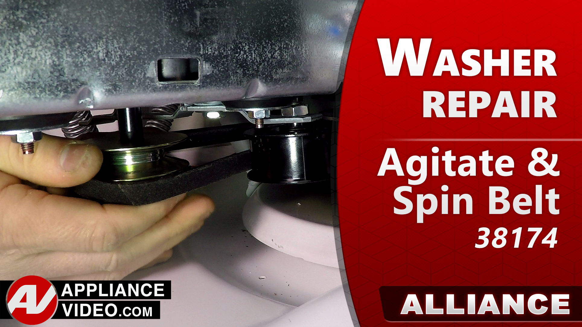 Speed Queen – Alliance AWN632SP116TW01 Washer – Not going through spin – Agitate and Spin Belt
