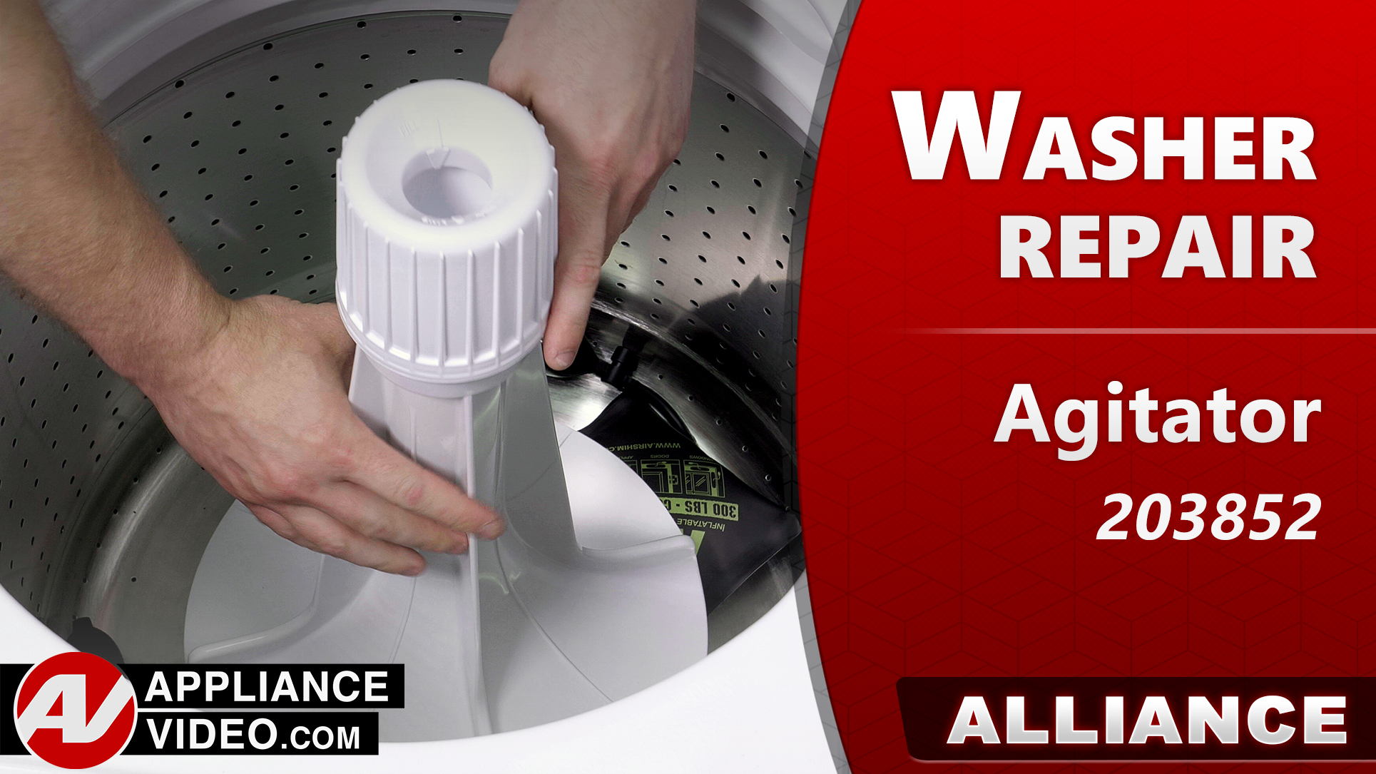 Speed Queen – Alliance AWN63RSN116TW01 Washer – Will not agitate – Agitator