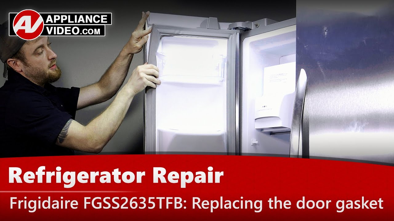Frigidaire FGSS2635TFB Refrigerator Gasket is damaged Freezer Door