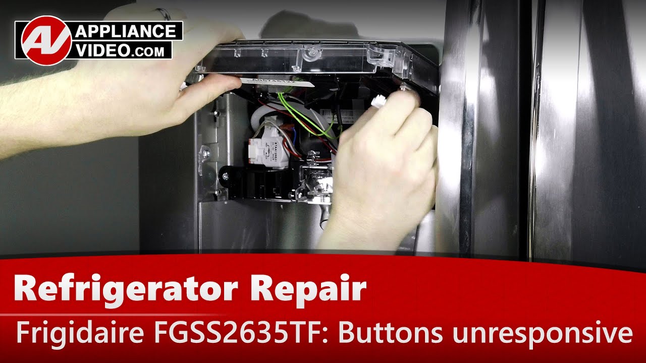 Frigidaire FGSS2635TFB Refrigerator Buttons unresponsive User