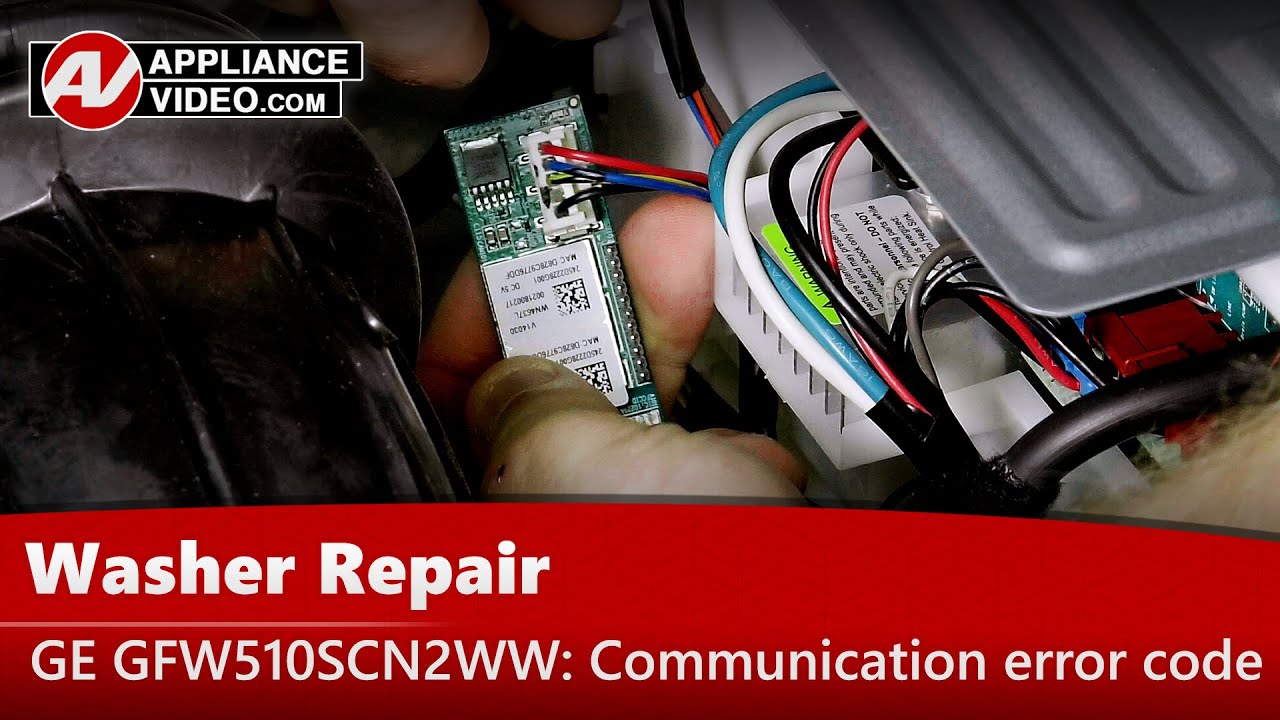 GE GFW510SCN2WW Washer Will not connect to other devices Wifi Board