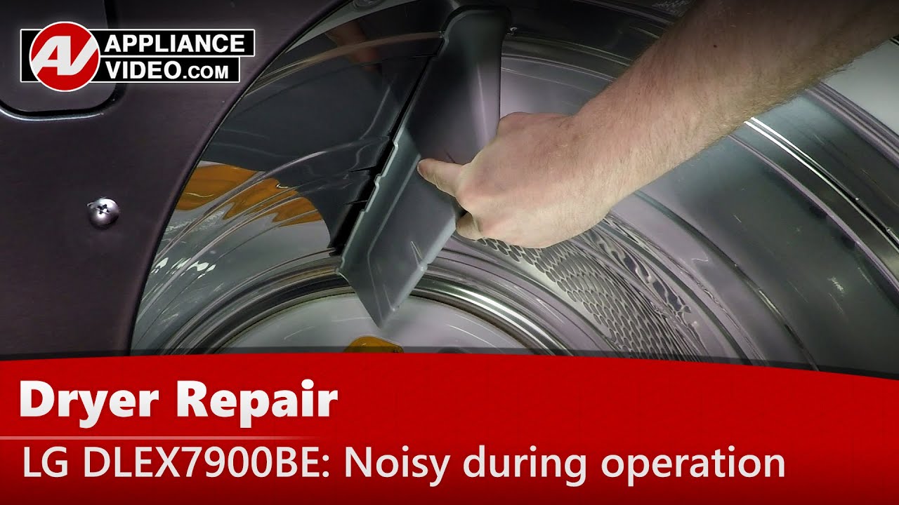 LG DLEX7900BE Dryer Baffle is damaged Drum Lifter Appliance Video