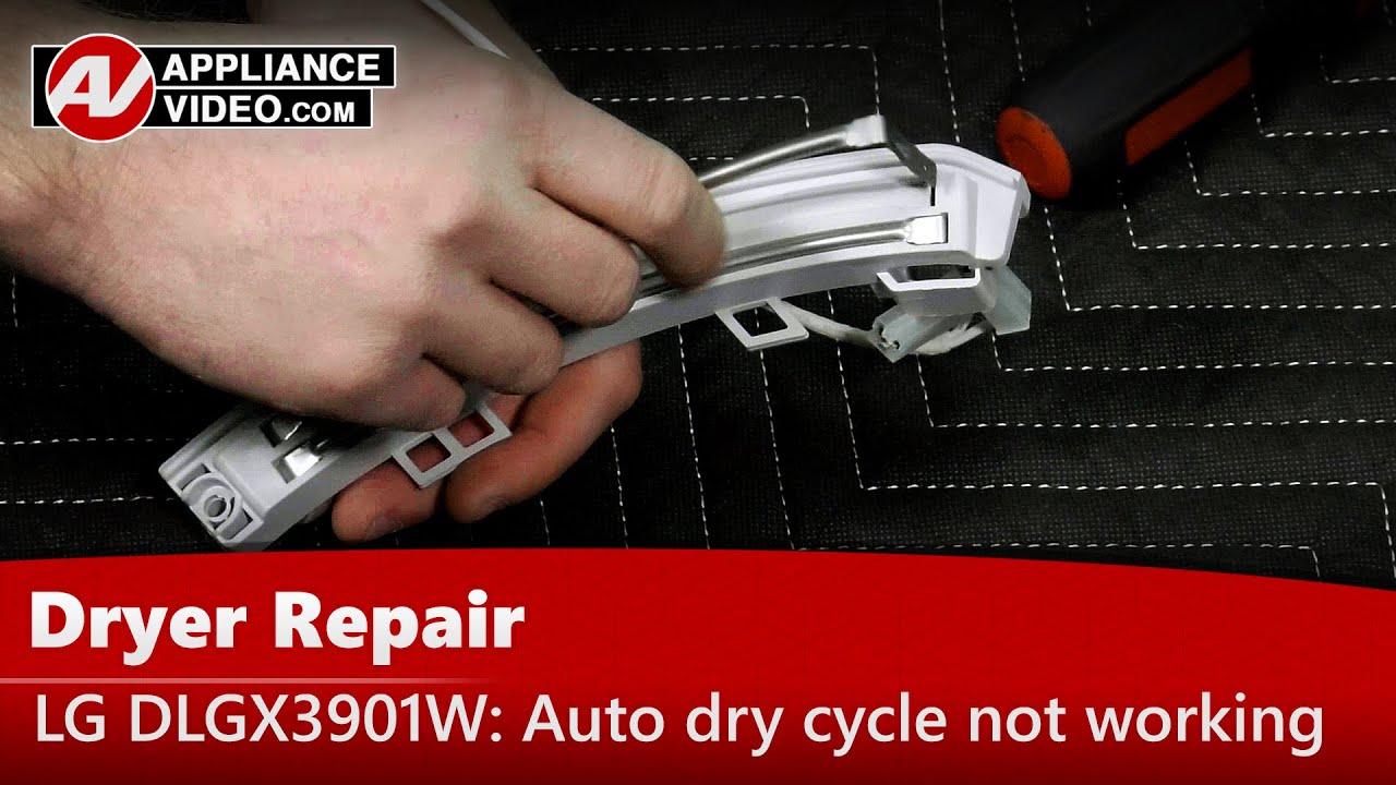 LG DLGX3901W Dryer Auto dry cycle not working Moisture Sensor