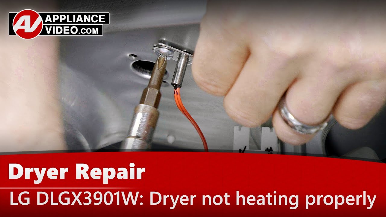 LG DLGX3901W Dryer Dryer not heating properly Thermistor Assembly