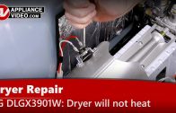 LG DLGX3901W Dryer – Auto dry cycle not working – Moisture Sensor