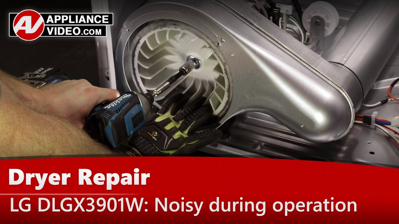 LG DLGX3901W Dryer Noisy during operation Blower Wheel Appliance