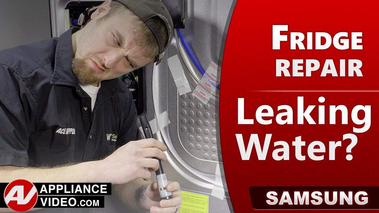 Samsung RF28R7351SG/AA Refrigerator Drain tube is leaking Drain