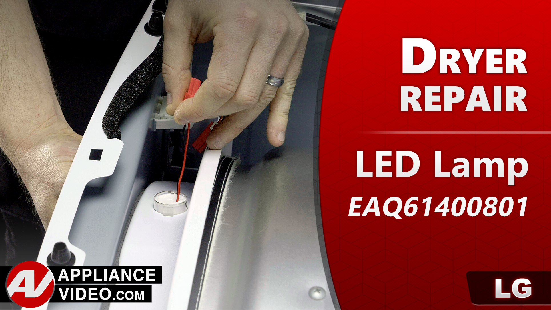 LG DLG7301WE Dryer – Lanp will not illuminate – LED Lamp