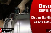 LG DLG7301WE Dryer – Noisy during operation – Drum Baffle